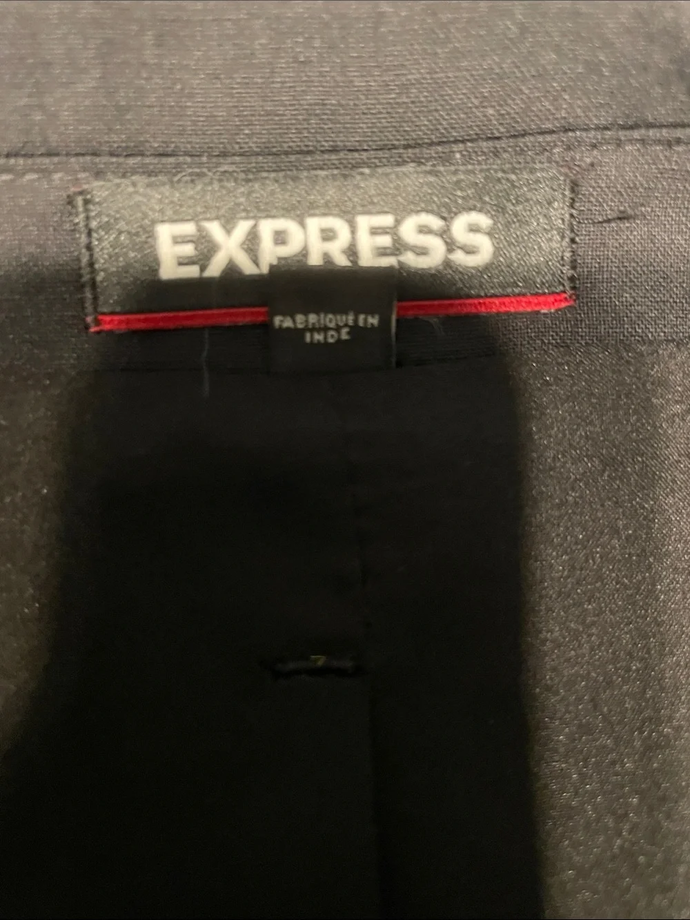 Express Men's Dark Gray Two-Button Sport Coat